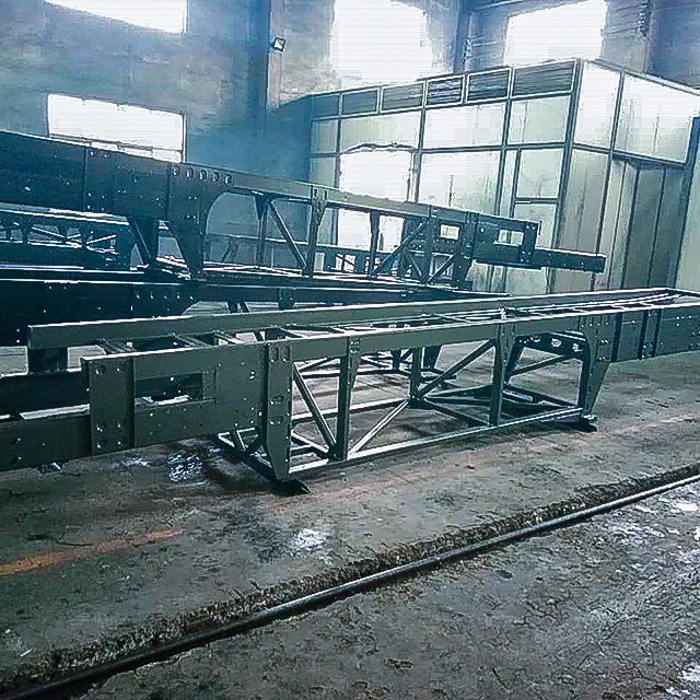 Not Self-dumping Aluminum Alloy Rear-Mounted School Bus Chassis Bus Girder